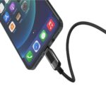 Lemontti Cablu Screen Digital Display Type-C la Type-C, Fast Charge, 100W, 2m, Negru - imagine 6