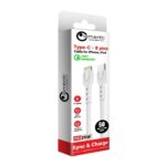 Lemontti Cablu Type-C la tip Lightning, 25W, 0.5m, Alb - imagine 3