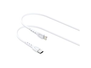 Lemontti Cablu Type-C la tip Lightning, 25W, 0.5m, Alb