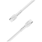 Lemontti Cablu Wind Fast Charge Type-C la Type-C, PD 65W, 0.5m, Alb - imagine 2