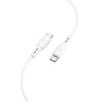 Lemontti Cablu Wind Fast Charge Type-C la Type-C, PD, 65W, 1.2m, Alb - imagine 3