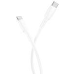 Lemontti Cablu Wind Fast Charge Type-C la Type-C, PD, 65W, 1.2m, Alb - imagine 5