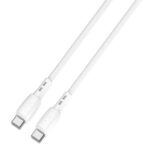 Lemontti Cablu Wind Fast Charge Type-C la Type-C, PD, 65W, 1.2m, Alb - imagine 6