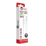 Lemontti Cablu Wind Fast Charge Type-C la Type-C, PD, 65W, 1.2m, Alb - imagine 7