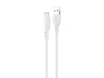 Lemontti Cablu Wind USB-A la tip Lightning, 0.5m, Alb