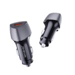 Lemontti Incarcator Auto Super Fast Charge 48W 2 porturi PD Type-C 30W + USB-A QC 3.0 Negru - imagine 2