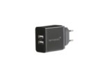 Lemontti Incarcator Retea 2.4A 2 porturi USB-A Negru
