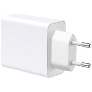 Lemontti Incarcator Retea GaN Fast Charge 45W 1 x PD Type-C + 1 x USB-A Quick Charge 3.0 Alb