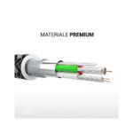 Lemontti Set Cabluri Bending Aluminum USB-A la Type-C 0.5m + 1m - imagine 5