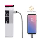 Lemontti Set Cabluri Bending Aluminum USB-A la Type-C 0.5m + 1m - imagine 7