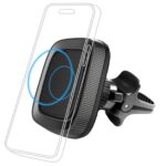 Lemontti Suport Auto Magnetic 360 Flex, prindere la sistemul de ventilatie, Negru - imagine 2