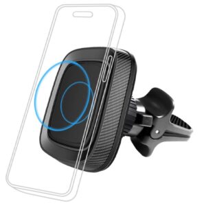 Lemontti Suport Auto Magnetic 360 Flex, prindere la sistemul de ventilatie, Negru