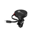 Lemontti Suport Auto MagSafe Magnetic cu Incarcare wireless si cablu retractabil Type-C 1m, prindere ventilatie, Negru - imagine 10