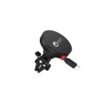 Lemontti Suport Auto MagSafe Magnetic cu Incarcare wireless si cablu retractabil Type-C 1m, prindere ventilatie, Negru - imagine 5