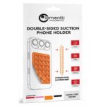Lemontti Suport Silicon Duo cu ventuze pentru telefon Portocaliu - imagine 3