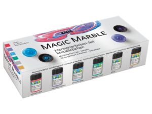 Magic Marble Marbling Chalky Living Kreul, set 6 buc x 20 ml