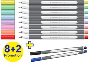Marker cu vârf pensulă Paint-It 070 Schneider 10/set