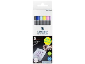 Marker cu vârf pensulă Paint-It 070 Schneider 6/set V1