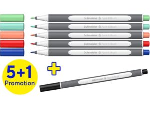 Marker cu vârf pensulă Paint-It 070 Schneider 6/set V2