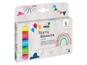 Marker pentru textile Junior Kreul, set 5 buc/set