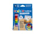 Marker cu vopsea acrilică și vârf pensulă Carioca 10 buc/set