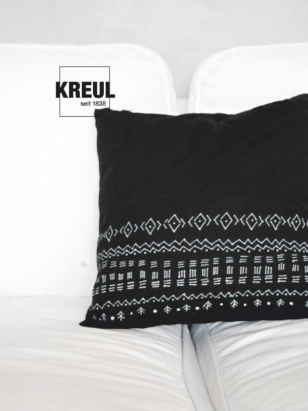 Markere pentru textile Opak Black&White Kreul, 4 buc/set