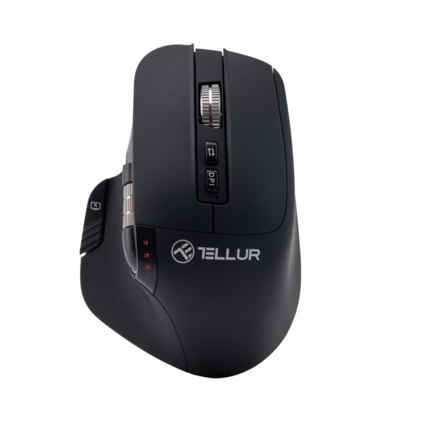 Mouse fără fir Tellur Shade, Bluetooth, Negru