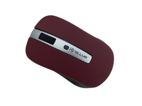 Mouse wireless Tellur Basic, LED, Roșu închis