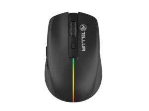 Mouse wireless Tellur, Silent Click, Negru