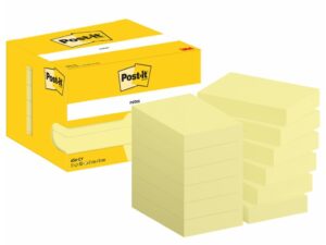 Notes adeziv 51 x 76 mm 100 file/buc Post-it 3M, 12 buc/pachet PEFC CH18/0914