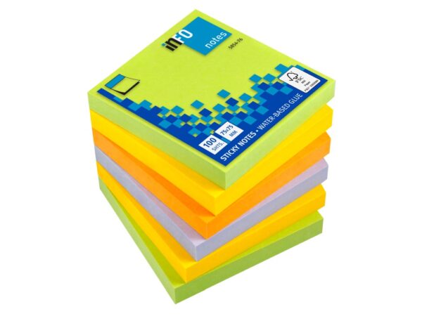 Notes adeziv Spring 75 x 75 mm - 100 file 5854-76