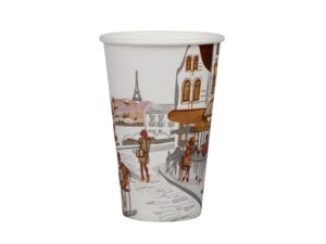 Pahar de carton 7 oz City 210 ml, 10 buc/set