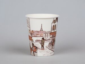 Pahar de carton 8 oz City 250 ml, 10 buc/set