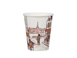 Pahar de carton 8 oz City 250 ml, 10 buc/set