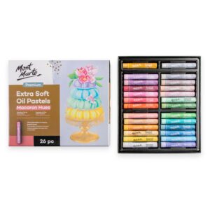 Pastel ulei extra fin nuanțe pastelate Mont Marte 26 buc/set