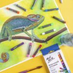 Pastel ulei solubil Mont Marte 12 buc/set - imagine 6