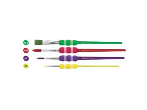 Pensule Soft Touch Faber-Castell 4 buc/set