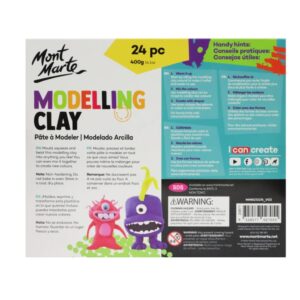 Plastilină Modeling Clay Mont Marte 24 piese