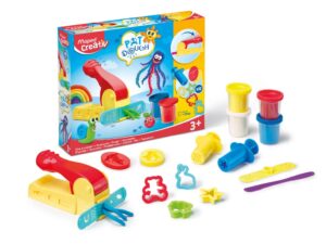 Plastilină Pat'Dough 4 culori + 12 accesorii