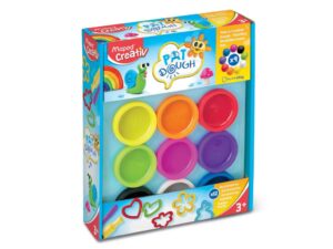 Plastilină Pat'Dough 9 culori + 12 accesorii