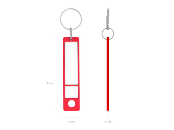 Portetichetă chei 63 mm 12 buc/cutie, Erich Krause