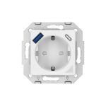 Priză de perete WiFi Tellur Smart, 3600W, 16A, PD20W, USB 18W, monitorizare consum, alb