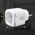 Priză WiFi Tellur Smart, monitorizare consum, 3680W, 16A, alb Priză WiFi Tellur Smart, monitorizare consum, 3680W, 16A, alb