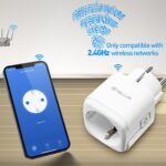 Priză WiFi Tellur Smart, monitorizare consum, 3680W, 16A, alb Priză WiFi Tellur Smart, monitorizare consum, 3680W, 16A, alb