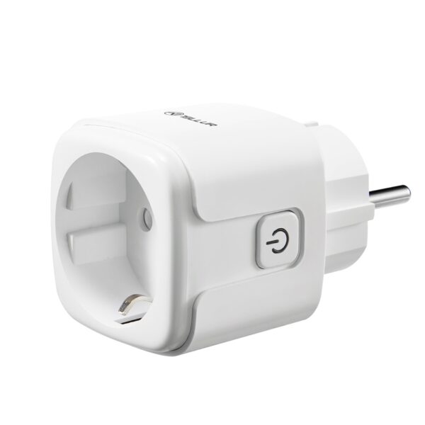 Priză WiFi Tellur Smart, monitorizare consum, 3680W, 16A, alb