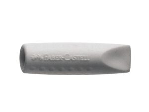 Radieră capac grip 2001 gri Faber-Castell 2 buc/set