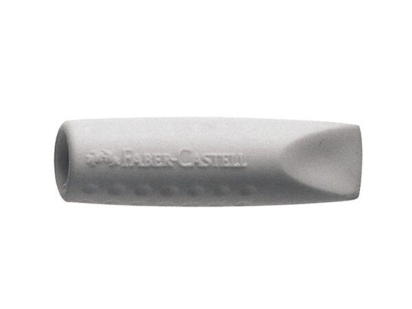 Radieră capac grip 2001 gri Faber-Castell 2 buc/set