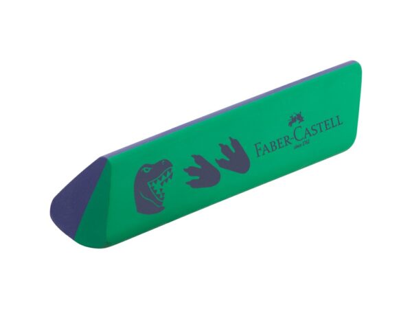 Radieră creion dust free dinozauri Faber-Castell