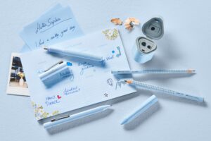 Radieră creion grip 2001 bleu sky Faber-Castell