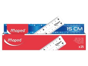 Riglă Maped Classic 15 cm dublă gradație